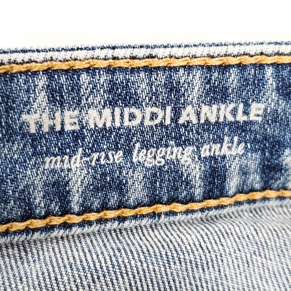 AG Adriano Goldschmied Middi Ankle Acid Wash Jeans - Picture 9 of 10